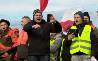Польские фермеры грозятся перекрыть главную дорогу, ведущую из Литвы в Европу